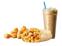 Bacon Breakfast Burrito Combo