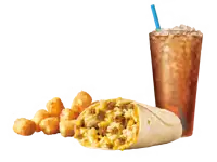 Sausage Breakfast Burrito Combo