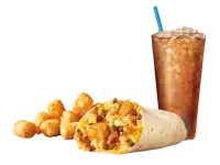 Ultimate Meat & Cheese Breakfast Burrito™ Combo