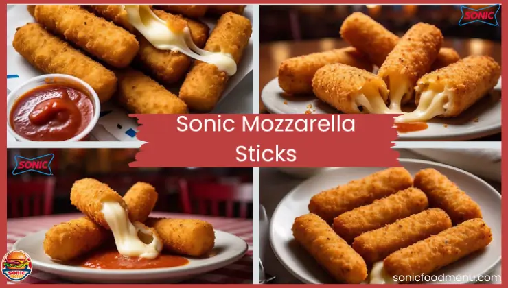 Sonic Mozzarella Sticks prices, calories guide 1 sonic mozzarella sticks price, calories and ingrediants
